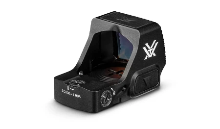 Kolimator pistoletowy Vortex Defender ST 3 MOA - tył i prawa strona.