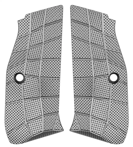 Przejdź do produktu LOK Grips Palm Swell Gridlok - Okładziny chwytu CZ Shadow 1/2 - Tactical Sport - TS - 75 - SP-01 - Czyste Aluminium - Długie