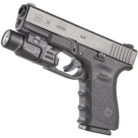 Latarka Streamlight TLR-7 HL-X USB na pistolecie Glock.