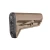 Kolba Magpul MOE SL-K w kolorze FDE od strony gumowej stopki.