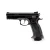 Lejek do SP-01 Shadow - Ultimate Magwell Eemann Tech zamontowany na pistolecie. Lewa strona.