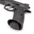 Lejek CZ SP-01 Shadow zamontowany na pistolecie. Widok od spodu.