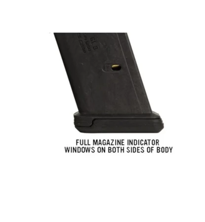 Okno kontrolne do weryfikacji stanu amunicji w magazynku Magpul Pmag 17 GL9 do Glock.