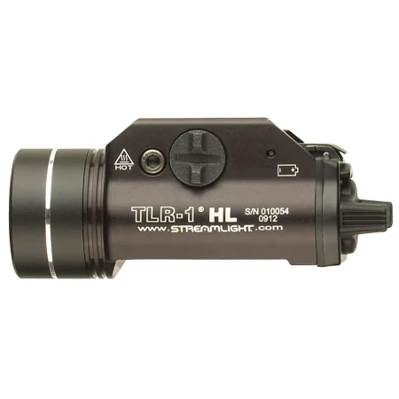 Latarka taktyczna Streamlight TLR-1 HL od lewej strony.