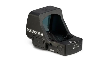 Kolimator Vortex Defender XL 3 MOA GREEN - tył i lewa strona.