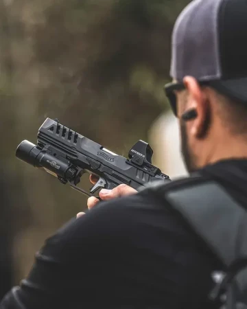 Vortex Defender XL 3 MOA GREEN na pistolecie Walther PDP.