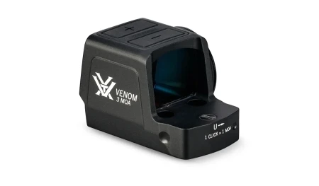 Kolimator Vortex Venom Enclosed 3MOA - tył i lewa strona.