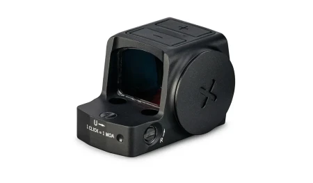 Vortex Venom Enclosed 3MOA - tył i prawa strona z pokrywą komory baterii.