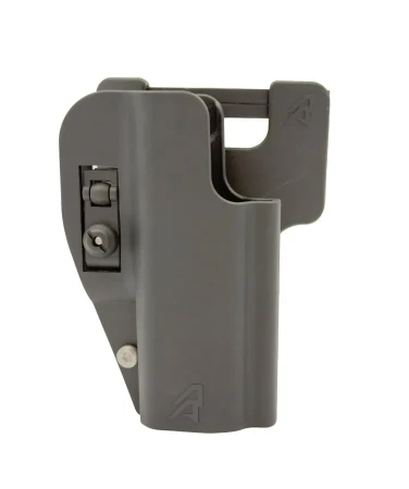 Kabura Double Alpha DAA MAX IDPA Holster - strona zewnętrzna ze śrubą regulacji retencji.