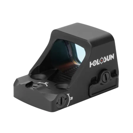 Kolimator pistoletowy Holosun HS507K X2 - tył i prawa strona z tacką baterii.