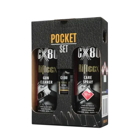 RifleCX - Zestaw do czyszczenia Pocket Set w opakowaniu fabrycznym.