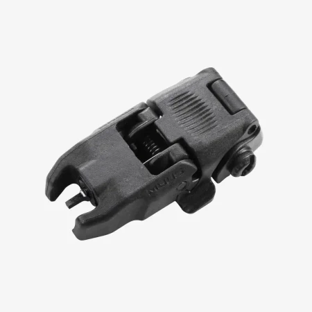 Magpul MBUS Front Sight – muszka AR15 w pozycji złożonej.