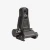 Magpul MBUS Pro Rear Sight – stalowy składany przeziernik celowniczy AR15 w pozycji rozłożonej na białym tle.