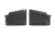 Strike Industries aluminiowa powiększona stopka magazynka Glock 19 +5 na białym tle. Odbicie lustrzane.