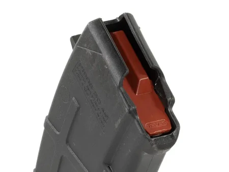 Jaskrawy podajnik amunicji w magazynku Magpul PMAG 20 AK/AKM MOE.