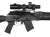 Magazynek Magpul PMAG 10 AK/AKM MOE załadowany w karabinku AKM z lunetą LPVO.