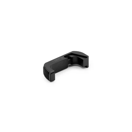 Powiększony przycisk zrzutu magazynka Glock GEN 6 na białym tle.