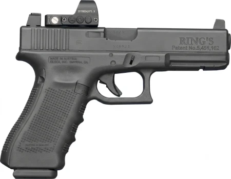 Podwyższone przyrządy celownicze Glock. Metalowe, regulowane LPA RDS01GL6F.
