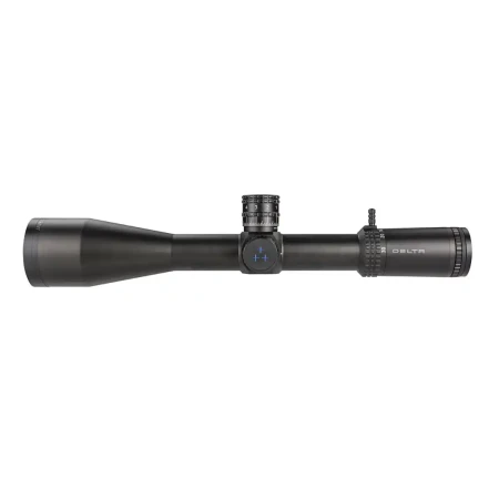 Lewa strona lunety Delta Optical Javelin 4.5-30x56 FFP SMR-2 z pokrętłem regulacji paralaksy.