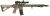 Montaż offsetowy kolimatora RMR 45 stopni UTG na karabinku AR-15 wraz z lunetą biegową.