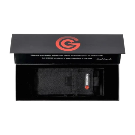 Otwarte opakowanie tłumika Gomander TACTINOX QD-LOCK L 5.56 mm.