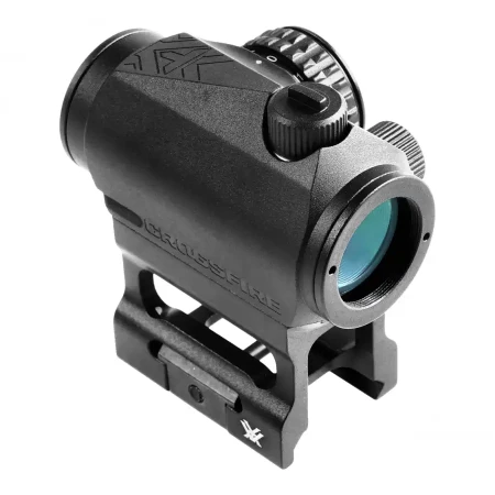 Vortex Crossfire Red Dot - kolimator 2 MOA na białym tle.