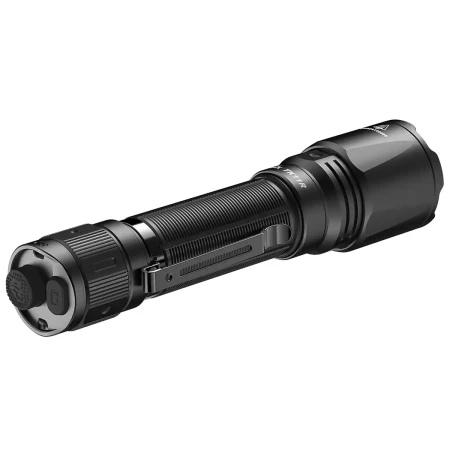 Fenix TK11R Latarka taktyczna LED - tylny włącznik wielofunkcyjny.