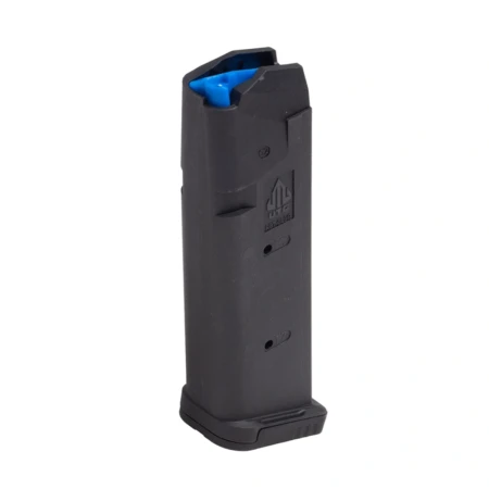 Magazynek Glock 17, 9x19 UTG z otworami rewizyjnymi.