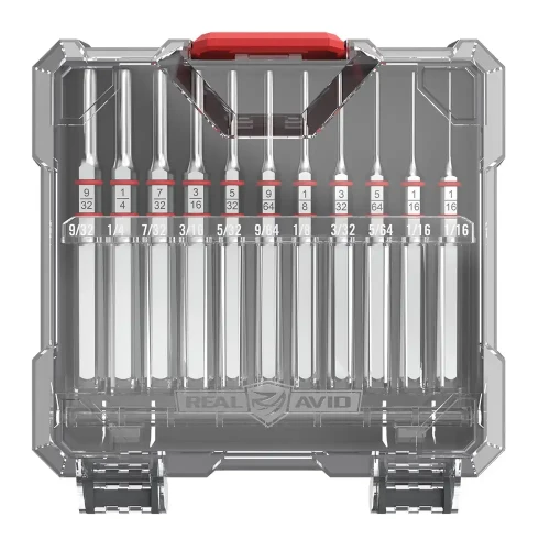 Przejdź do produktu Real Avid – Zestaw wybijaków do pinów i kołków Accu-Punch Standard Pin Punch Set – 11 szt.