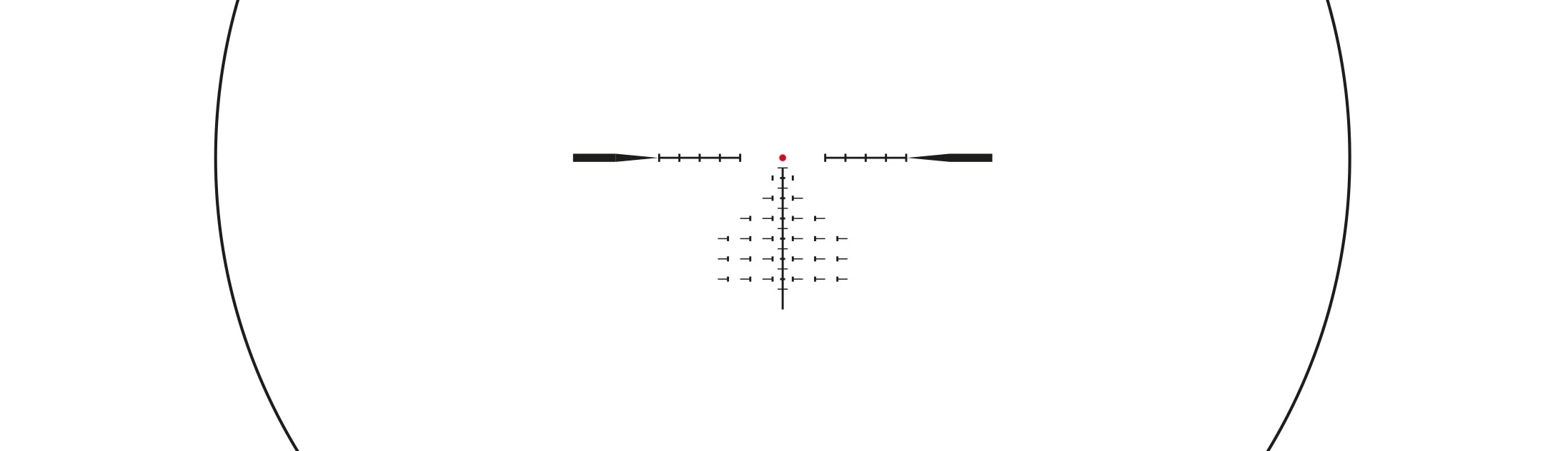 Siatka celownicza lunety Delta Hornet 1-6x24 DDMR