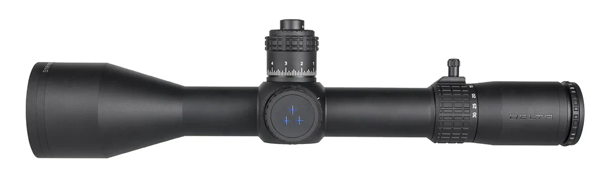 Profil lunety celowniczej Delta Optical Stryker HD 4,5-30x56 FFP LRD-1P.