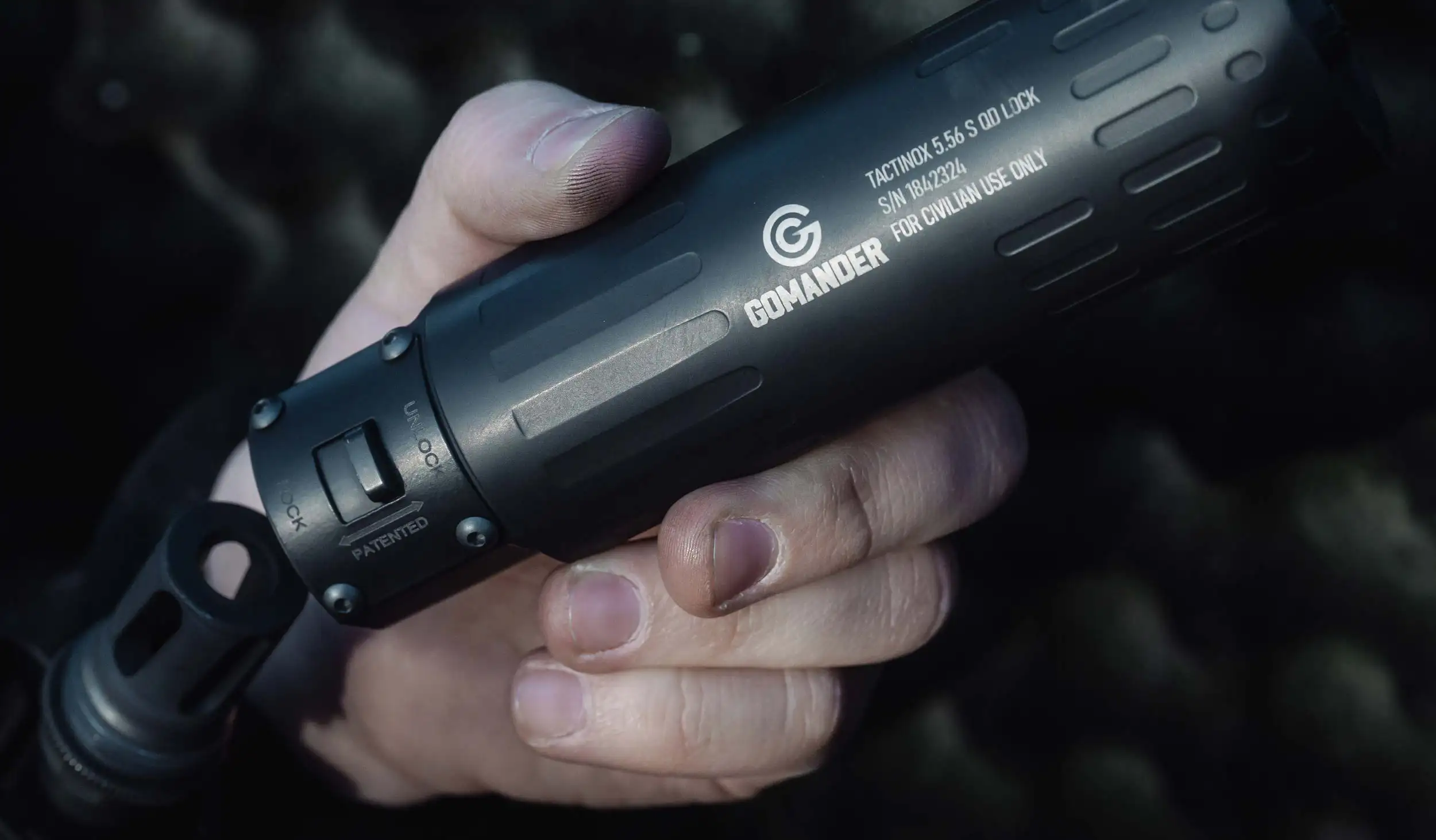 System szybkiego montażu tłumika Gomander TACTINOX QD-LOCK S.