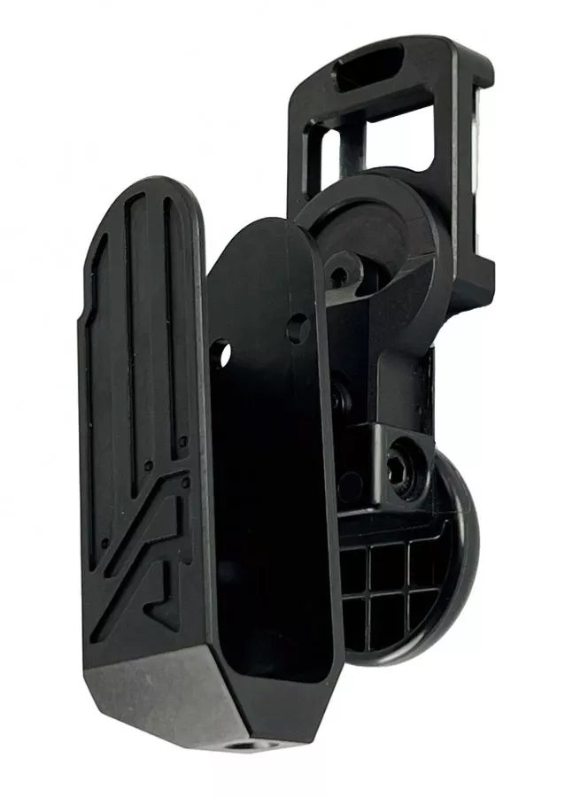 Double Alpha Flex - wieszak IPSC w kolorze czarnym.