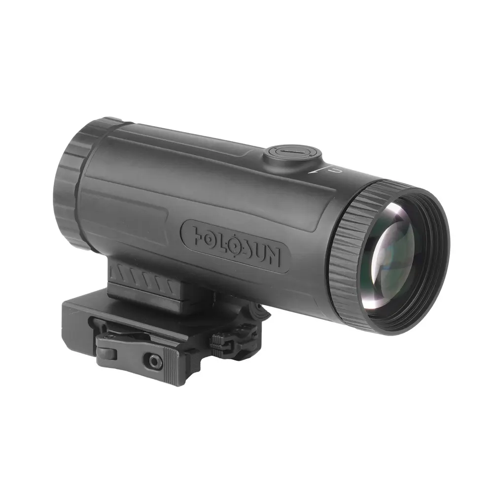 Holosun HM6X Powiększalnik do kolimatora 6x - tył i lewa strona z dźwignią montażu QD.
